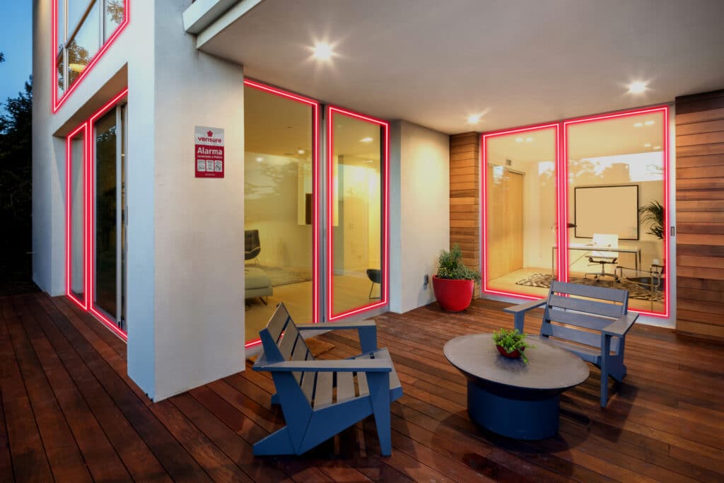 Placa terraza verisure